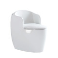 One-Piece Elongated Toilet with Siphon Flushing Sanitary Ware White Toilet